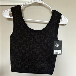 Black Sleeveless Top